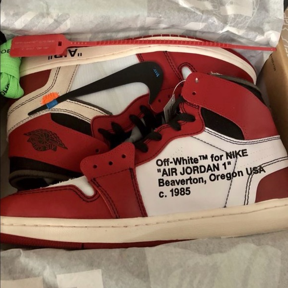 Off white og Chicago Air Jordan 1 - Picture 1 of 1